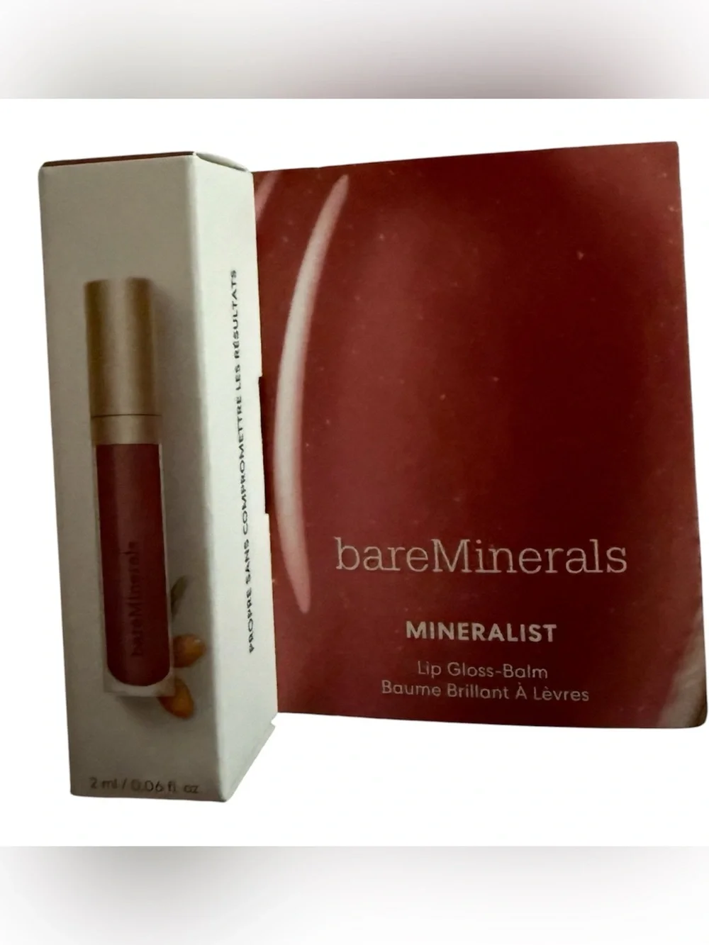 BareMinerals Lip Gloss-Balm Sincerity rosewood - Mini Size